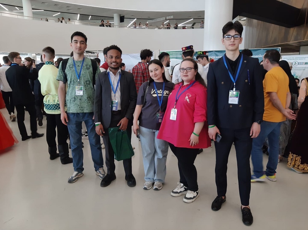 Foreign students of TSU at the Eurasian Economic Youth Forum