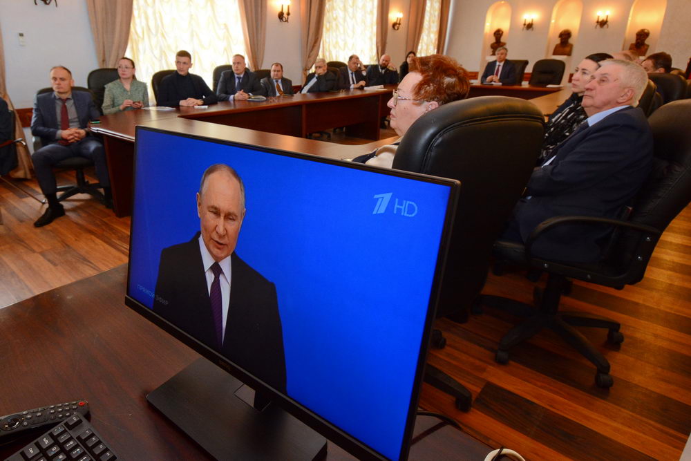 Владимир Владимирович Путин обратился с ежегодным Посланием к Федеральному Собранию РФ