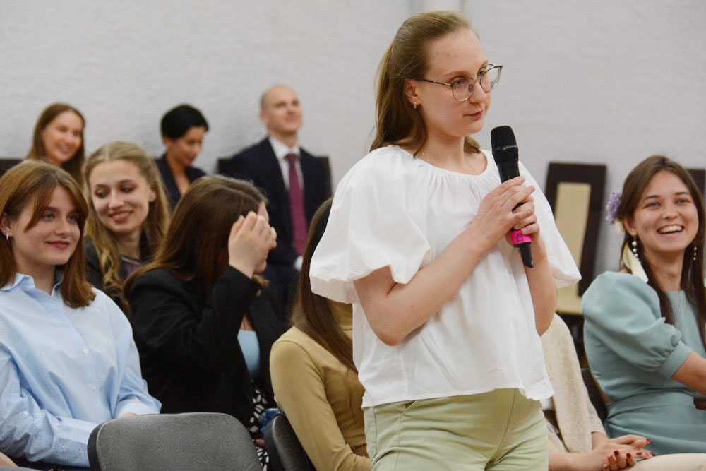 A meeting with students of Tula State University was held in Tula