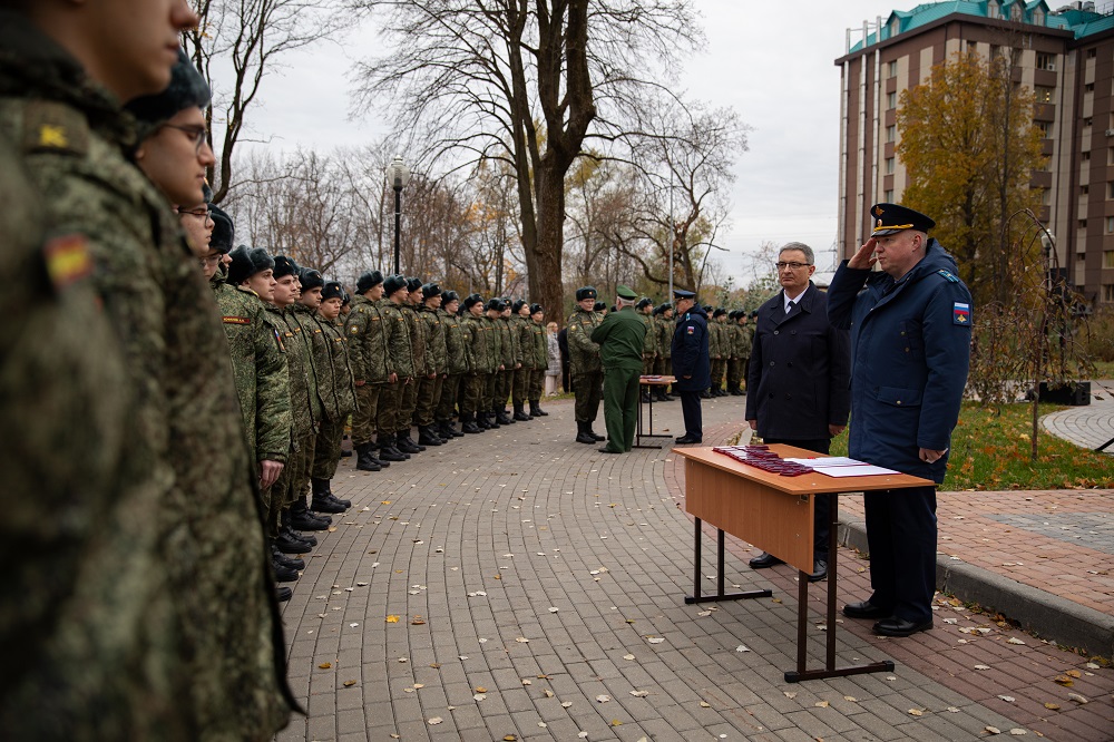 Посвятили в курсанты