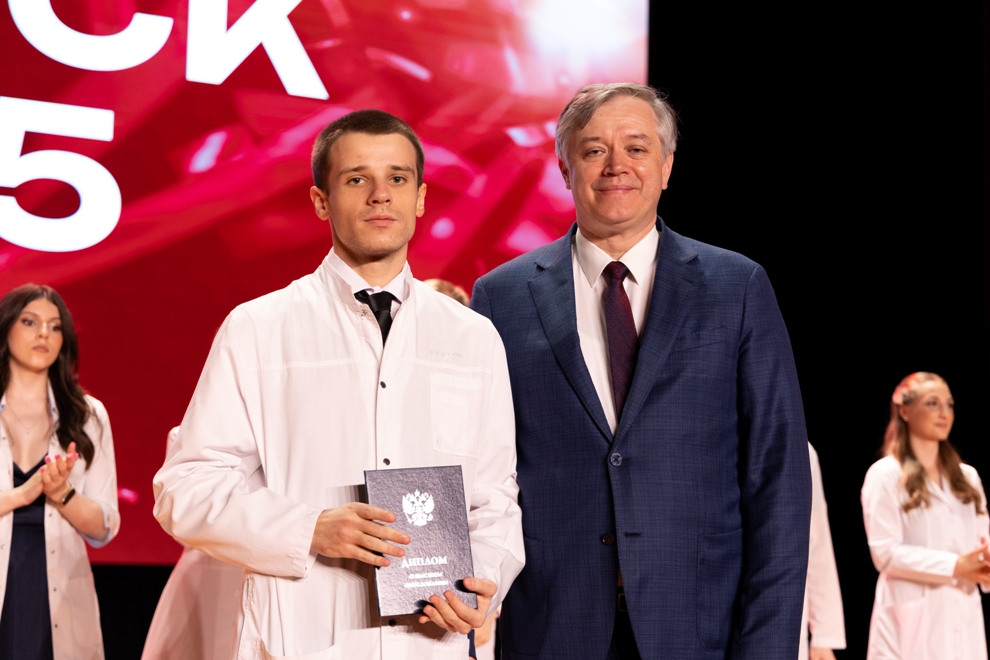 White coats, red diplomas