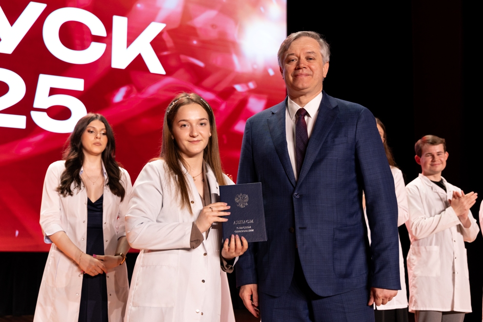 White coats, red diplomas