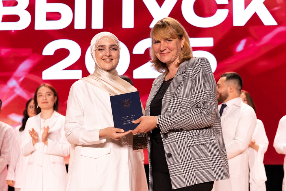 White coats, red diplomas