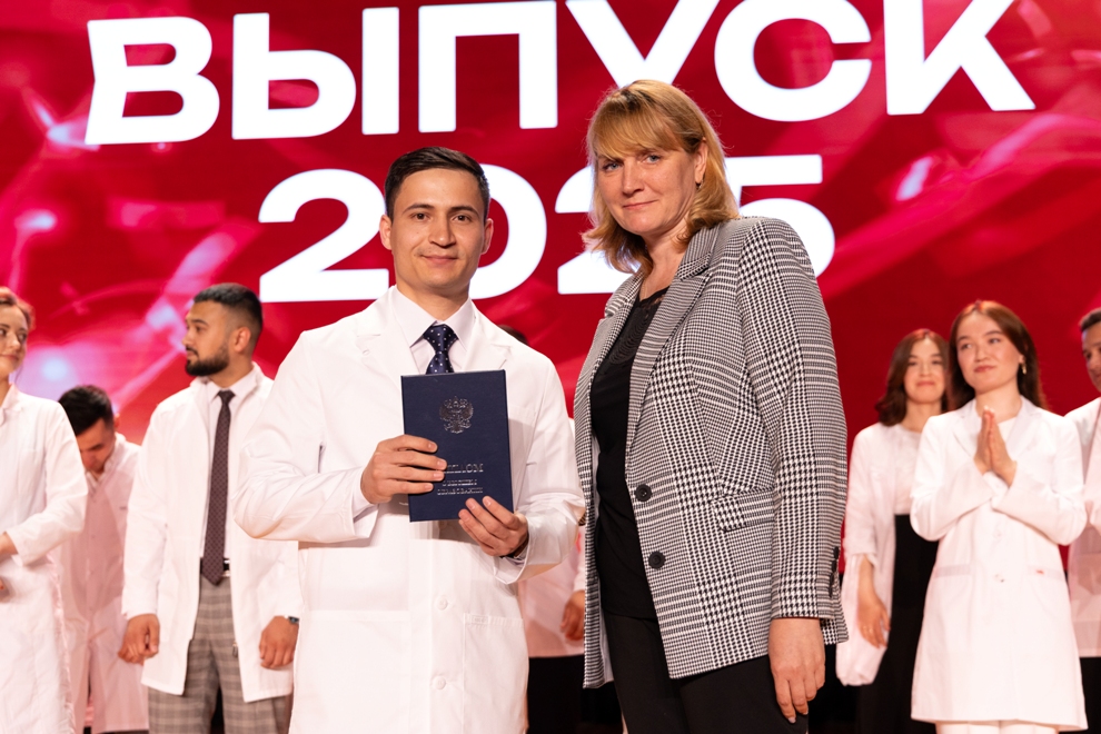 White coats, red diplomas