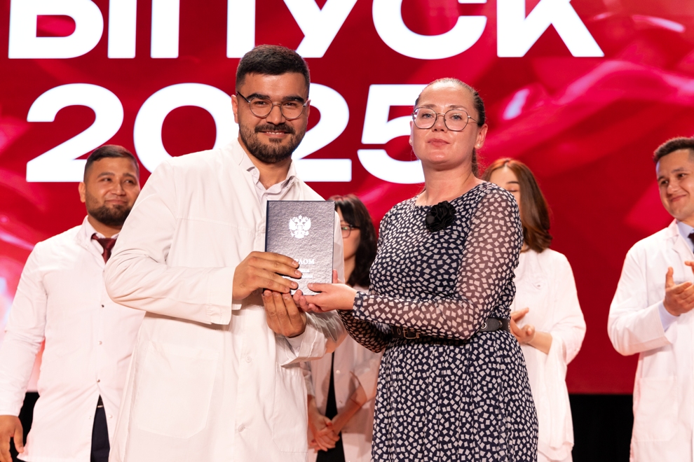 White coats, red diplomas