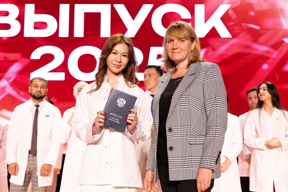 White coats, red diplomas